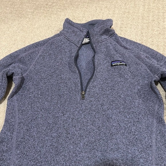 Patagonia Better Sweater quarter zip lupine lavender purple - Picture 2 of 3